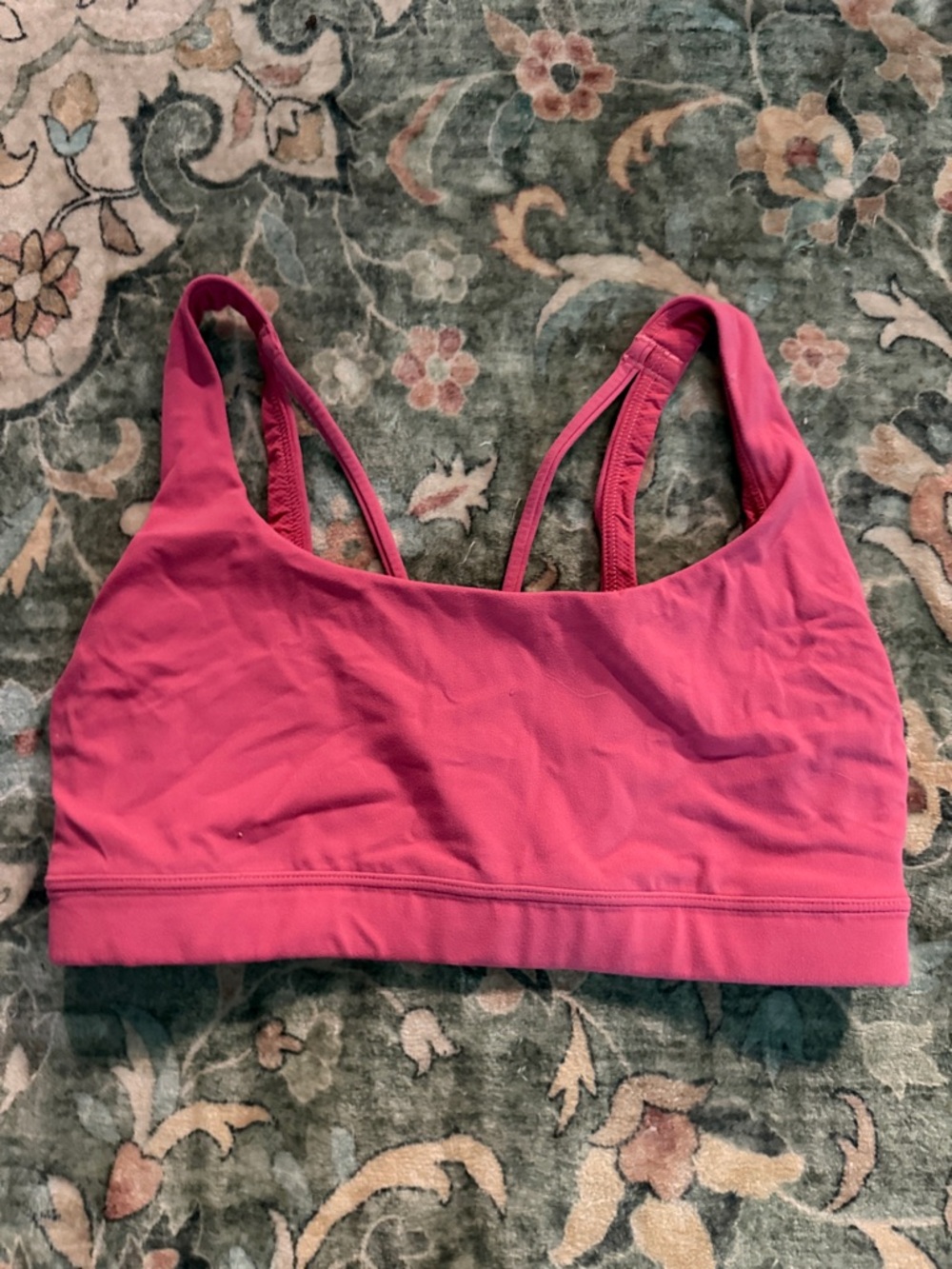Athleta Hot Pink Strappy Sports Bra